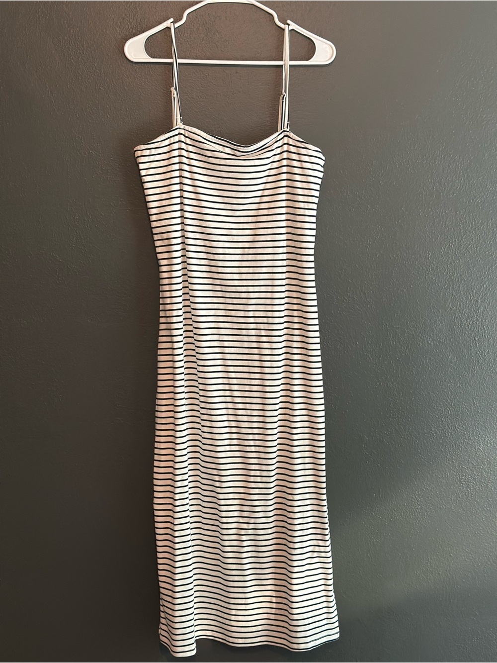 NWOT Wishlist Black and White Striped Stretch Dress